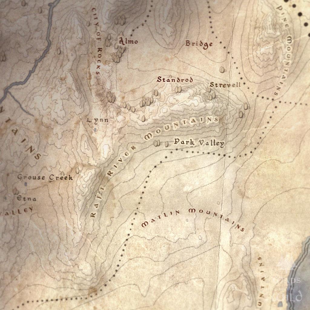 Utah wall map done in fantasy art style for home and office decor.